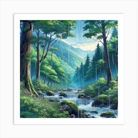 Rain Forest Art Print