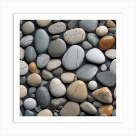 Pebbles 12 Art Print