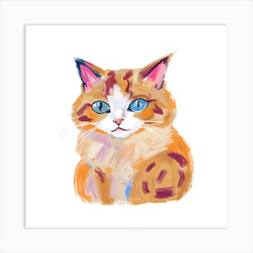 Ragdoll Cat 01 Art Print