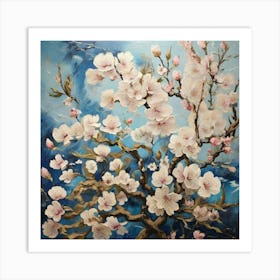 Blossoming Cherry Tree Art Print