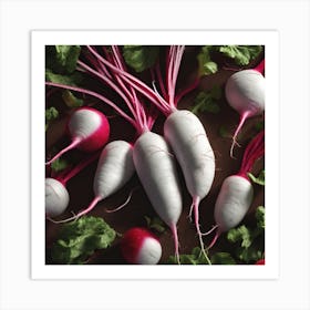 Radishes 46 Art Print