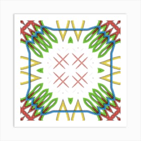 Ethnic Pattern 1 Art Print