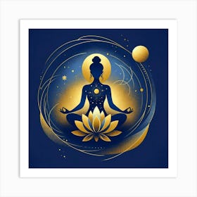 Lotus Meditation Art Print