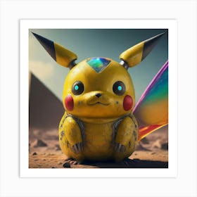 Pokemon Pikachu 2 Art Print