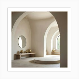 Arched Room 3 Art Print