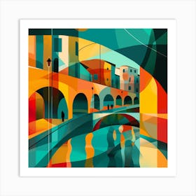 Bridges And Bridges Art Print