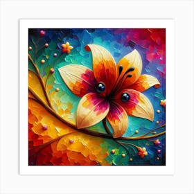 Lily Painting 3 Art Print