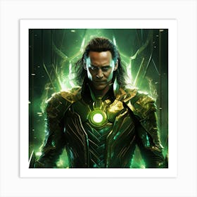 Loki Mechanical Ferocity Art Print