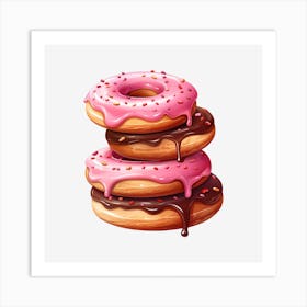 Donuts 1 Art Print