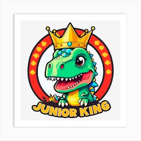 Junior King Art Print