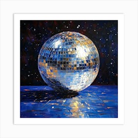 Disco Ball Art 26 Art Print