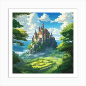 Castle In The Sky 29 Art Print