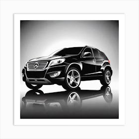 Mercedes Benz Suv Art Print