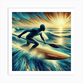 Surfer Art Print