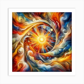 Psychedelic Painting Art Print