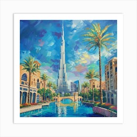 Burj Khalifa Art Print