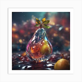 An Pear of Crystal 1 Art Print