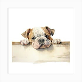 English Bulldog Art Print