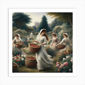 Rose Garden 1 Art Print