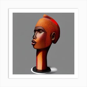 African Modernist Art Print