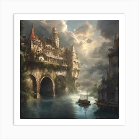 Fantasy Castle 20 Art Print