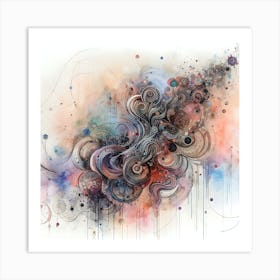 Abstract Painting 19 Art Print