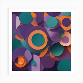 Abstract cuttings Art Print