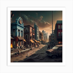 Apocalypse City Art Print