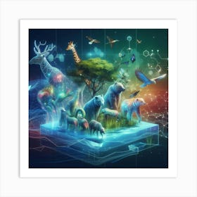 Neo-Animal Art Print