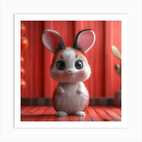 Cute Bunny 16 Art Print