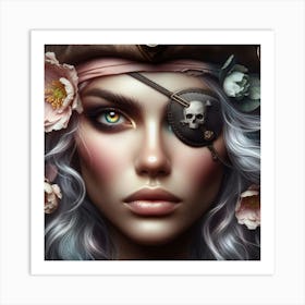 Pirate Girl 2 Art Print