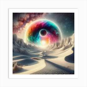 Space Painting 3 Art Print