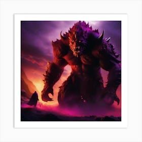 Demon 3 Art Print