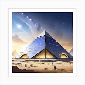 Pyramid Of Giza 4 Art Print