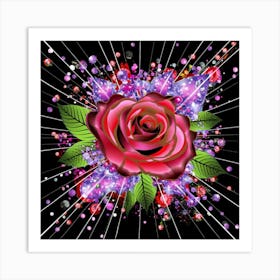 Gorgeous colorful spring flowers 15 Art Print