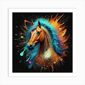 Horse Painting 1 Art Print