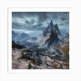 Elder Scrolls Art Print