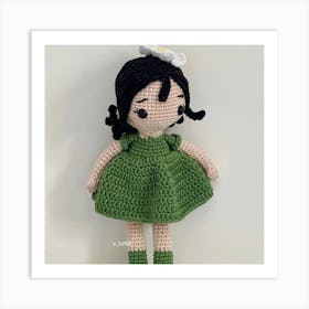 Doll Pattern Art Print