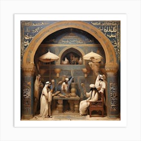 Arabic Court Art Print