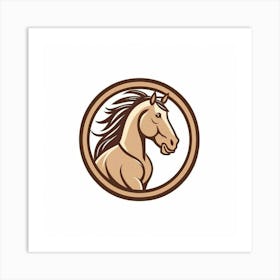 Horse Logo Art Print