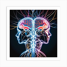 Brain And The Mind Art Print