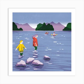 Derwent Paddle Art Print