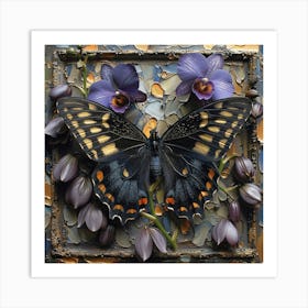 'Black Swallowtail' Art Print