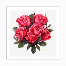 Bouquet Of Roses 7 Art Print