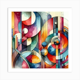 Bold Shapes Art Print