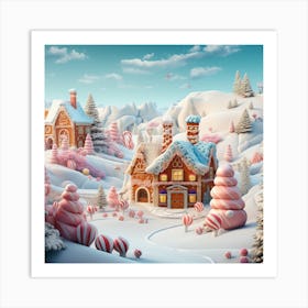 Christmas Village 7 Art Print