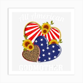 Trending Leopard Hearts All American Godmother Art Print