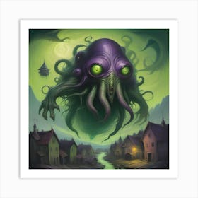 Cthulhu 3 Art Print