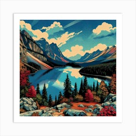 Enchanted Horizon 18 Art Print