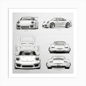 Porsche 911 Gt3 6 Art Print